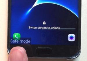 switch ON Safe Mode on Samsung Galaxy S7 edge