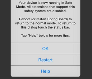 Enable Safe Mode on Apple iPhone 4s