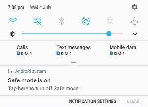 Disable Safe Mode on BLU Energy X Plus 2