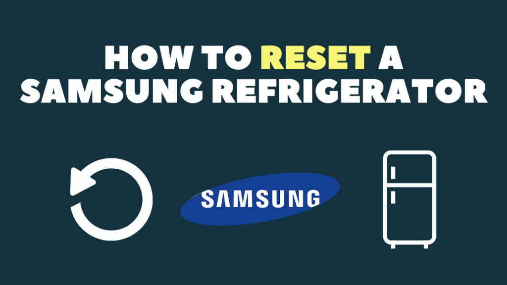 How to reset your Samsung Refrigerator from shop/demo mode