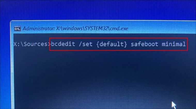 Boot your Windows 11 into safe mode