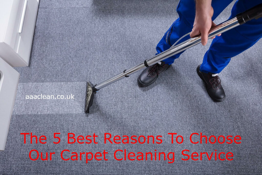The 5 Best Reasons To Choose Our Carpet Cleaning Service