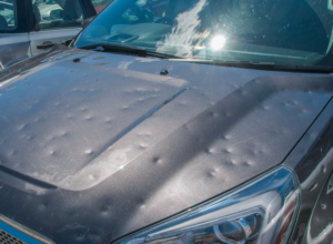 What are the Options for car owners with hail damage?