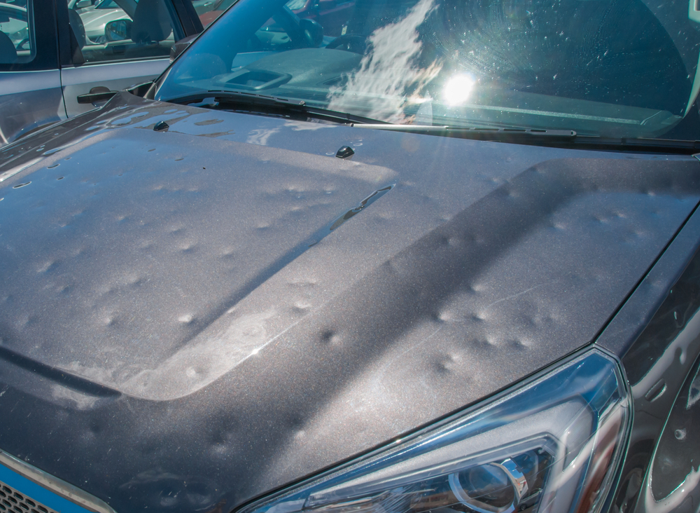 What are the Options for car owners with hail damage?