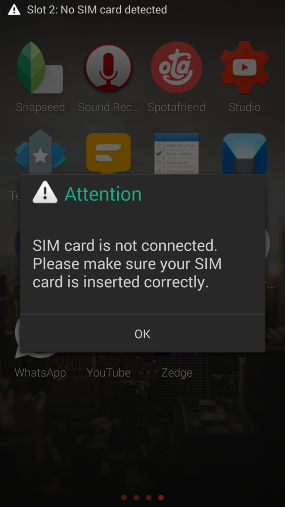no SIM card detected error on the Samsung Galaxy A53