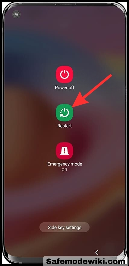 Disable safe mode on Samsung Galaxy A7