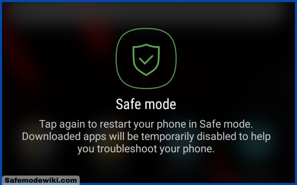 Disable safe mode on Samsung Galaxy A7