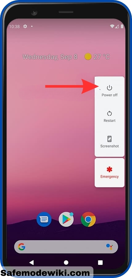 turn safe mode ON and OFF in Huawei Y5 lite (2018)