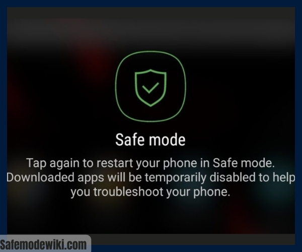 turn safe mode ON and OFF in Samsung Galaxy A20s