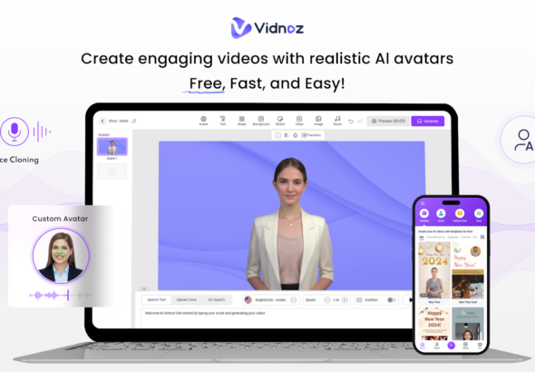 Vidnoz AI Review: Free AI Video Generator to Grow Your Business